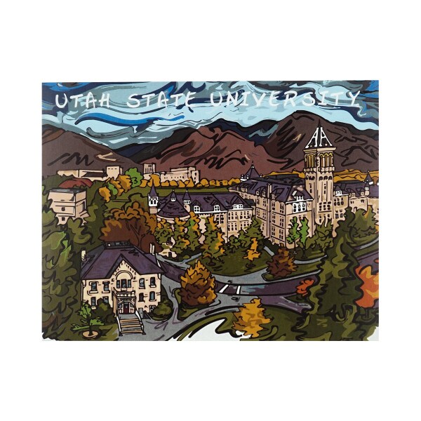 Justin Patten Old Main 10-Pack Note Cards